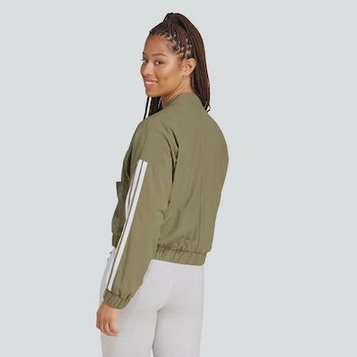 Jaqueta adidas 3S Bomber Essentials Feminina - Foto 3