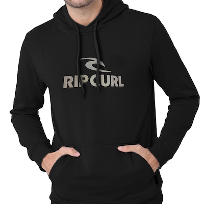 Blusão de Moletom Rip Curl Puff Icon Logo Black 2.0 - Foto 3