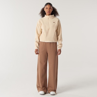 Blusão Feminino New Balance Fleece 1/2 Zíper - Foto 5