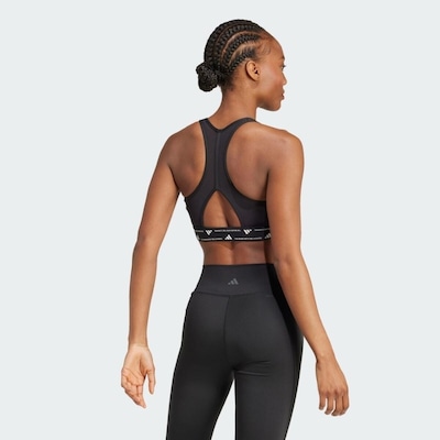 Top Feminino Adidas Power React Suporte Médio - Foto 4