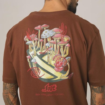 Camiseta Lost Mushroom Masculino - Foto 3