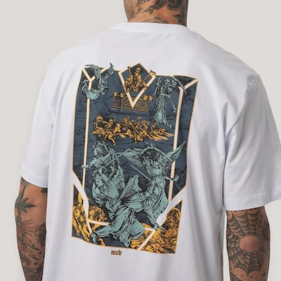 Camiseta Regular MCD Sexta Trombeta 4 Anjos Masculino - Foto 3