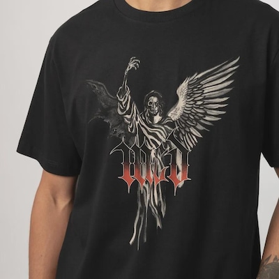 Camiseta Regular MCD Caveira Anjo Masculino - Foto 4