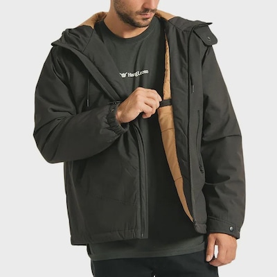 Jaqueta Masculina Hang Loose com Capuz Puffer Develop - Foto 3