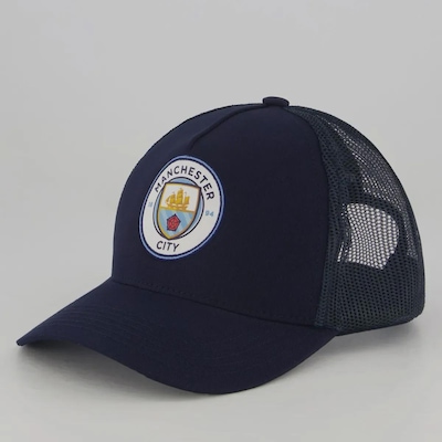Kit Manchester City Futfanatics Mochila Esportiva + Boné Trucker - Foto 2