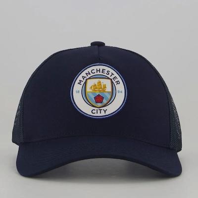 Kit Manchester City Futfanatics Mochila Esportiva + Boné Trucker - Foto 5