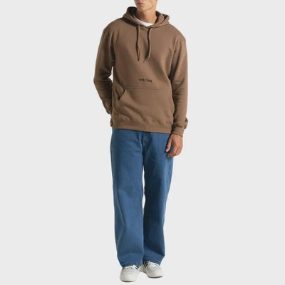 Blusão de Moletom Masculino Volcom com Capuz Canguru Signature - Foto 3
