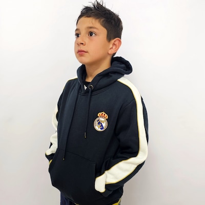 Blusão Real Madrid Moletom Símbolo Infantil Balboa - Foto 2