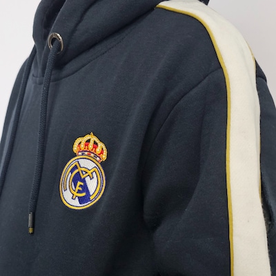 Blusão Real Madrid Moletom Símbolo Infantil Balboa - Foto 3
