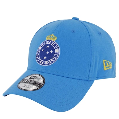 Boné Cruzeiro New Era Azul Aba Curva Futebol 39Thirty - Foto 1