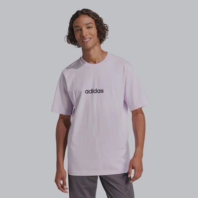 Camiseta Adidas Logo Linear Lilás - Foto 1