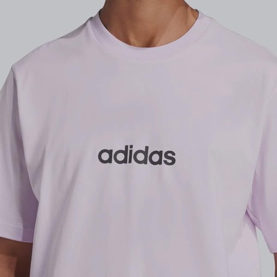 Camiseta Adidas Logo Linear Lilás - Foto 5