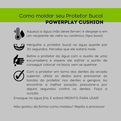 Protetor Bucal Esportivo Powerplay Cushion com Estojo - Foto 6