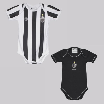 Body do Atlético Mineiro FutFanatics - 2 Unidades - Infantil - Foto 1