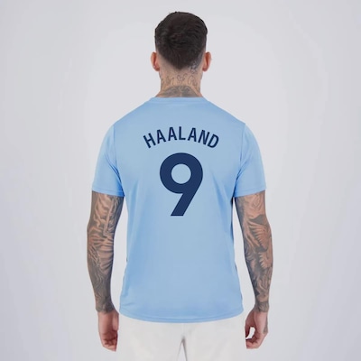 Camisa do Manchester City Haaland FutFanatics 9 Masculina - Foto 1