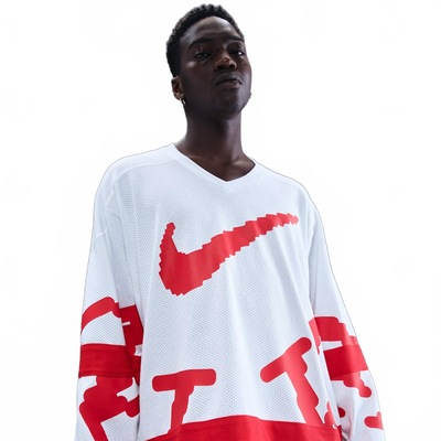 Camisa Manga Longa Nike Club Neo Varsity Masculina - Foto 5