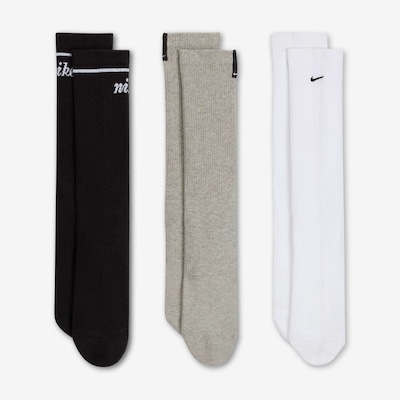 Meia Cano Alto Nike Everyday Cushioned - 3 Pares - Unissex - Foto 2