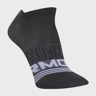 Kit Meia Unissex Under Armour Essentials Invisível - 6 Pares - Foto 3