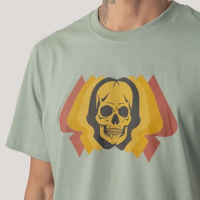 Camiseta Regular MCD Caveira Metamorfose Masculino - Foto 3