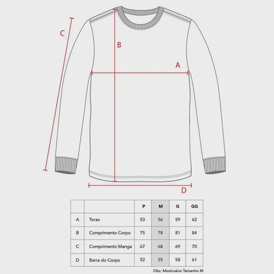 Camiseta Regular Manga Longa MCD Classic Masculino - Foto 5
