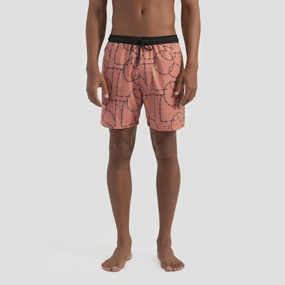 Shorts de Elástico Lost Barded Wire Masculina - Foto 2