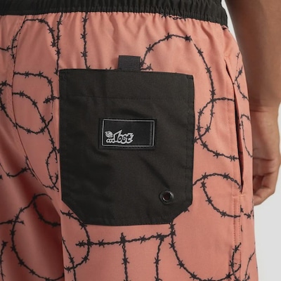 Shorts de Elástico Lost Barded Wire Masculina - Foto 4