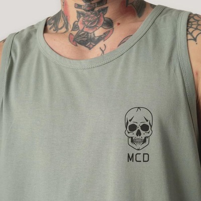 Regata Básica Logo Caveira MCD Masculino - Foto 3