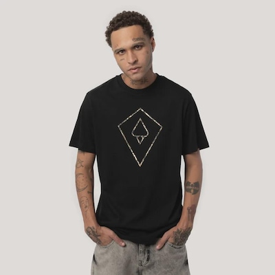 Camiseta Regular MCD Pipa Espada Desgaste Masculino - Foto 1
