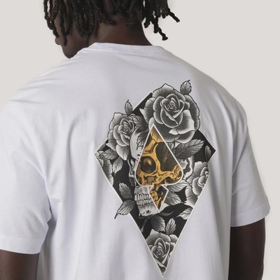 Camiseta Regular MCD Caveira Rosas Masculino - Foto 3