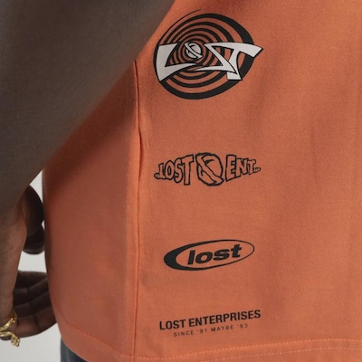 Camiseta Logos Lost Com Bolso Masculino - Foto 3