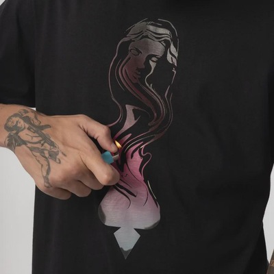 Camiseta Regular MCD Santa Desintegrando Masculino - Foto 4