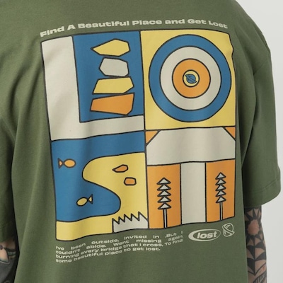 Camiseta Lost Beautiful Place Masculino - Foto 3
