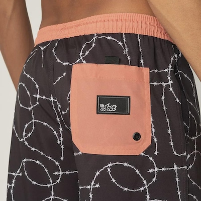 Shorts De Elástico Lost Barded Wire Masculino - Foto 3
