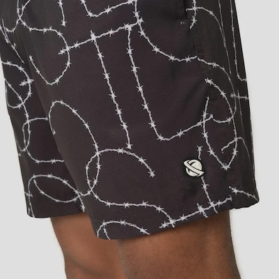 Shorts De Elástico Lost Barded Wire Masculino - Foto 5