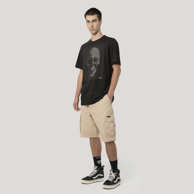 Camiseta Regular MCD Caveira Relevo Masculino - Foto 3