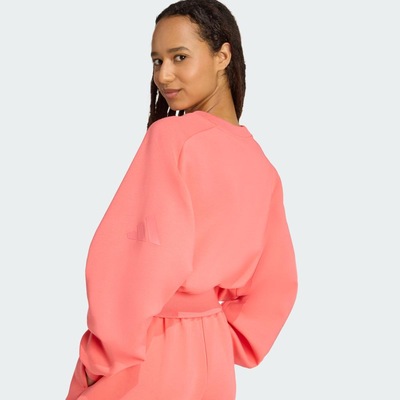 Blusão de Moletom Feminino adidas All Szn Largo Luxo Macio - Foto 5