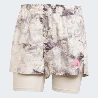 Short 2 Em 1 Feminino adidas Own The Run Spray Dye - Foto 2