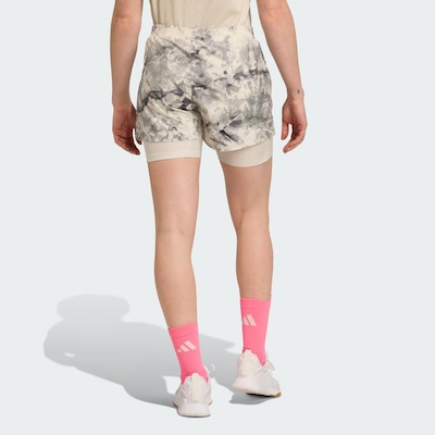 Short 2 Em 1 Feminino adidas Own The Run Spray Dye - Foto 3