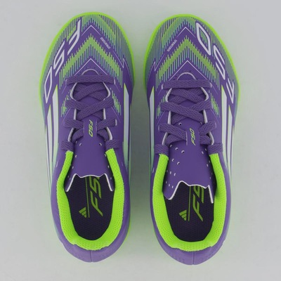 Chuteira Society Infantil adidas F50 Club - Foto 4