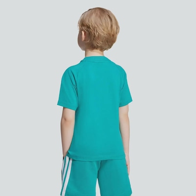 Camiseta adidas Essentials Logo Linear Infantil - Foto 4