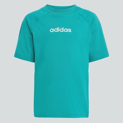 Camiseta adidas Essentials Logo Linear Infantil - Foto 6