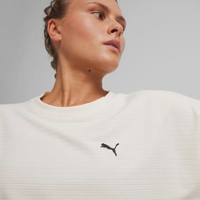 Blusão de Moletom Feminino Puma sem Capuz Unwind Pullover - Foto 4
