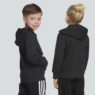 Blusão de Moletom Infantil adidas sem Capuz Essentilas Big Logo - Foto 2