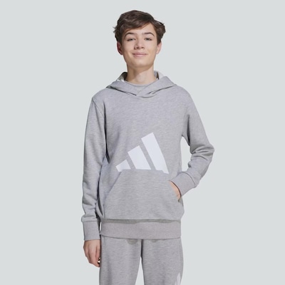 Blusão de Moletom Infantil adidas com Capuz Essentials Big Logo - Foto 1