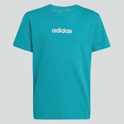 Camiseta adidas Essentials Linear Infantil - Foto 4