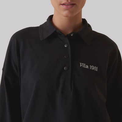 Cropped Manga Longa Fila Comfort 1911 Feminino - Foto 3