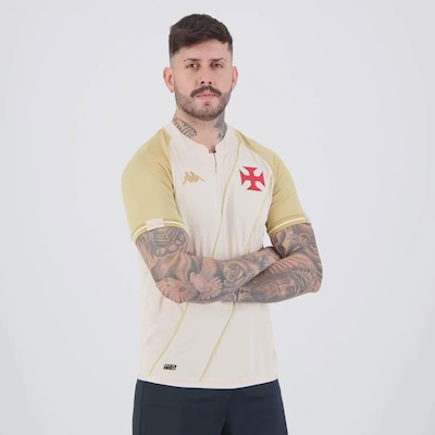 Camisa do Vasco III 24/25 Kappa 17 N. Moreira Masculina - Foto 3