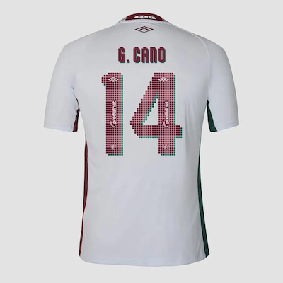 Camisa do Fluminense II 25/26 Umbro 14 G. Cano Masculina - Foto 1