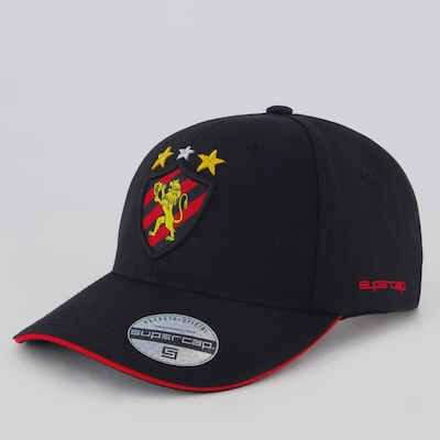 Boné Adulto Sport Recife Supercap 6 Gomos Aba Curva - Foto 1
