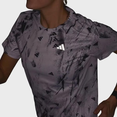 Camiseta adidas Run IT Brand Love Feminina - Foto 3